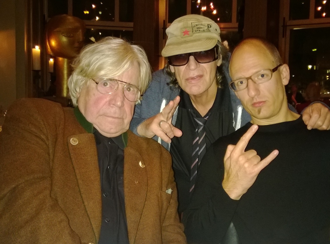 Umtrunk mit Bazon Brock und Udo Lindenberg in Zürich, 2013